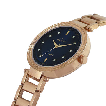 Maxima ATTIVO Women Blue Dial Analogue Watch - 62003CMLR